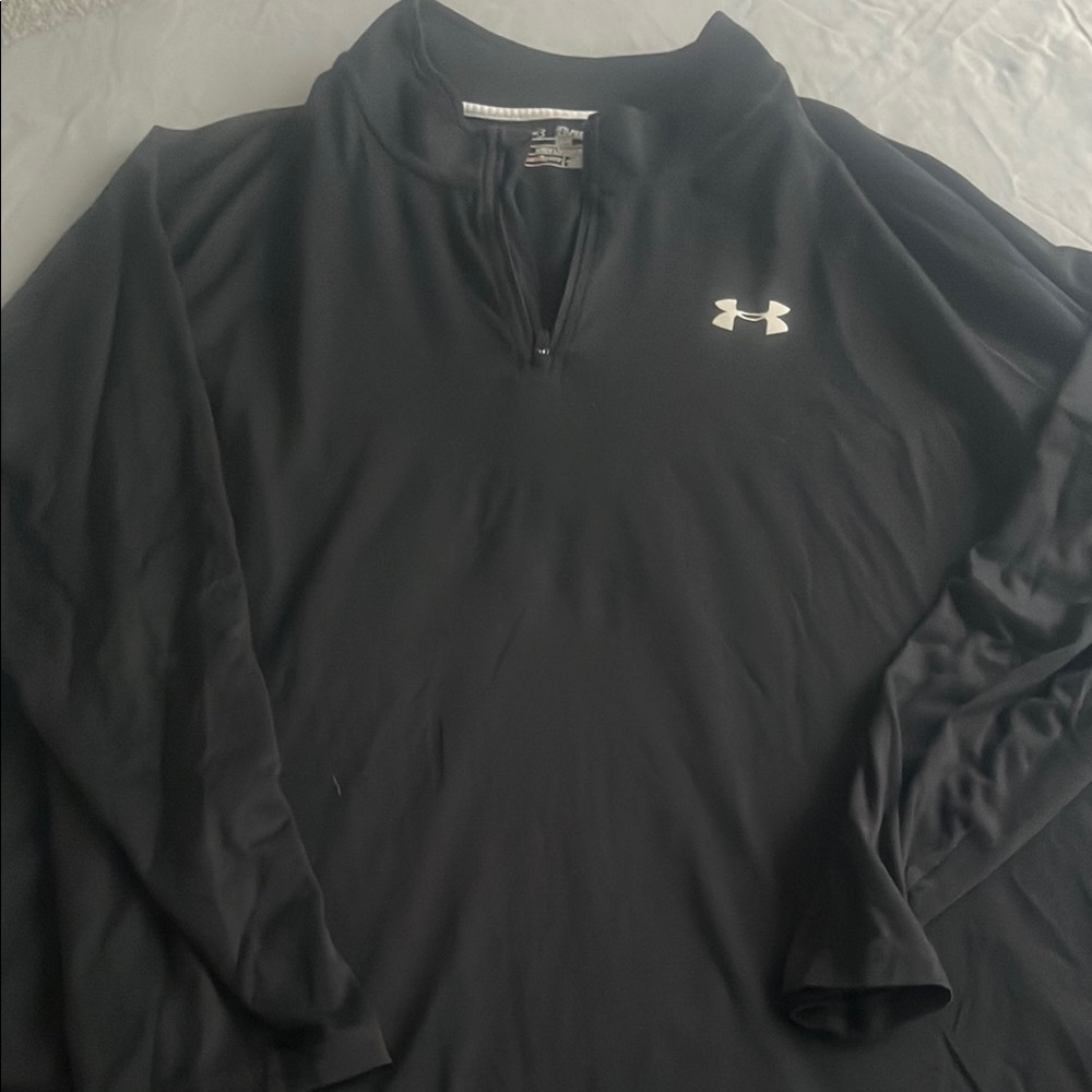Under Armour Black Performance Jacket V-Neck Lightweight